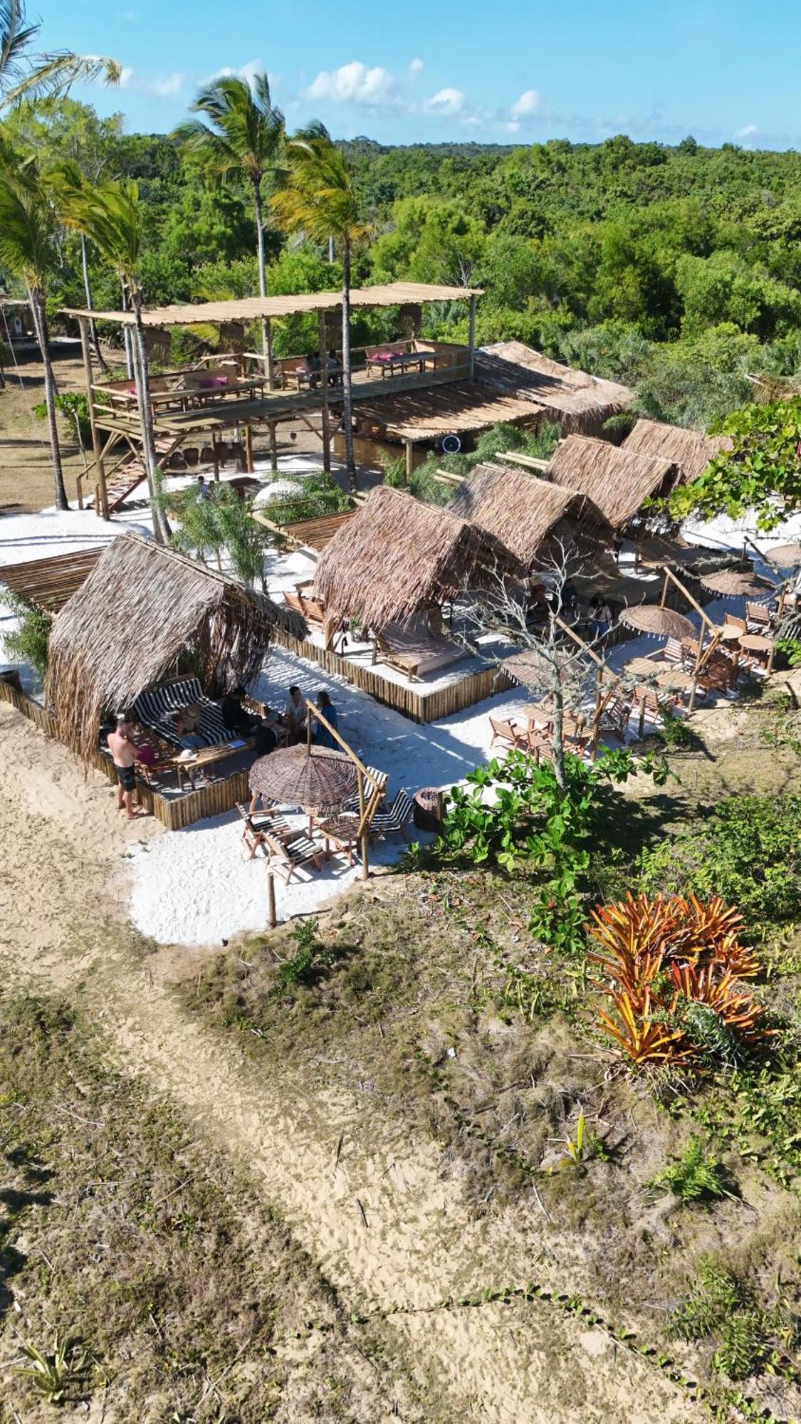 Kokar Lodge Beach Bahia Santa Cruz Cabralia Bagian luar foto